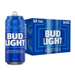 Bud Light Beer - 12pk/16 fl oz Cans
