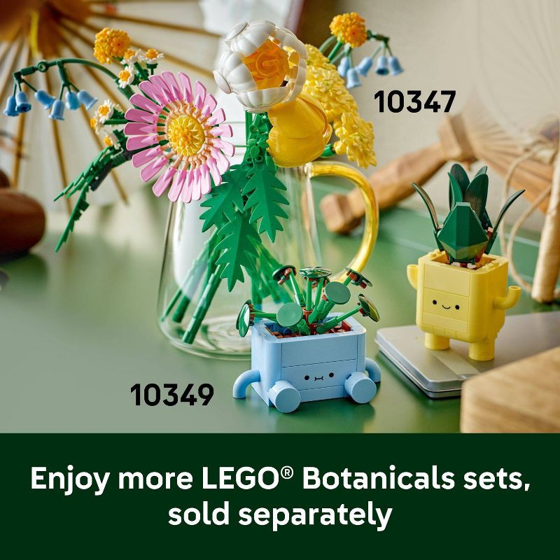slide 6 of 7, LEGO Botanicals Happy Plants Toy for Kids 9+ 10349, 1 ct
