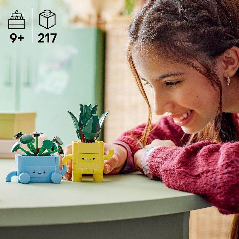 slide 7 of 7, LEGO Botanicals Happy Plants Toy for Kids 9+ 10349, 1 ct