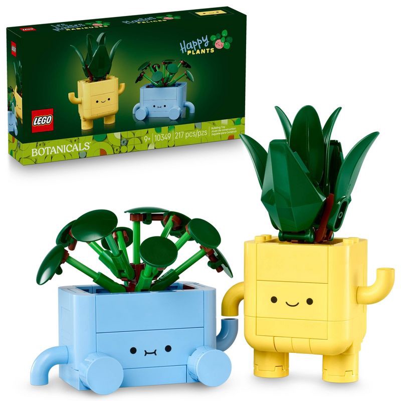 slide 1 of 7, LEGO Botanicals Happy Plants Toy for Kids 9+ 10349, 1 ct