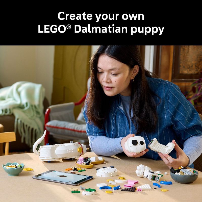 slide 6 of 6, LEGO Disney 101 Dalmatians Puppy DIY Building Kit for Adults 43269, 1 ct