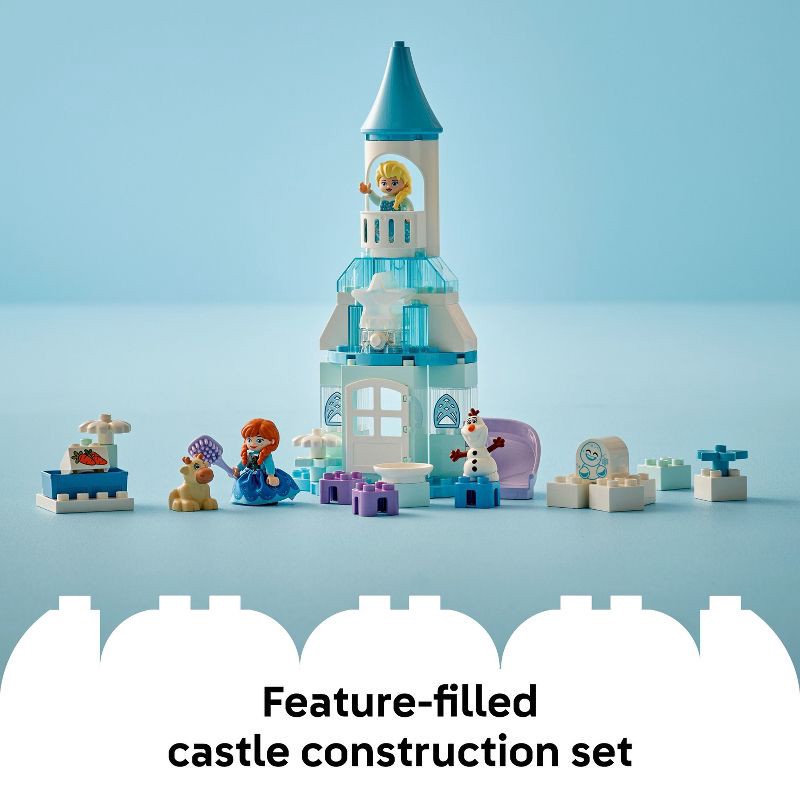 slide 4 of 7, LEGO DUPLO Disney Anna and Elsa's Frozen Castle Party Building Toy 10455, 1 ct