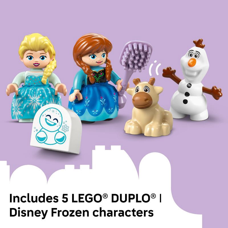 slide 6 of 7, LEGO DUPLO Disney Anna and Elsa's Frozen Castle Party Building Toy 10455, 1 ct