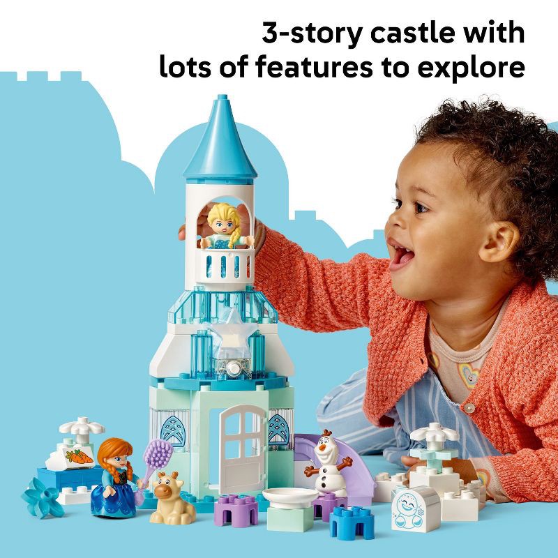 slide 7 of 7, LEGO DUPLO Disney Anna and Elsa's Frozen Castle Party Building Toy 10455, 1 ct