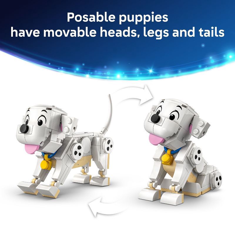 slide 5 of 6, LEGO Disney Lucky & Penny 101 Dalmatians Puppies 43271, 1 ct
