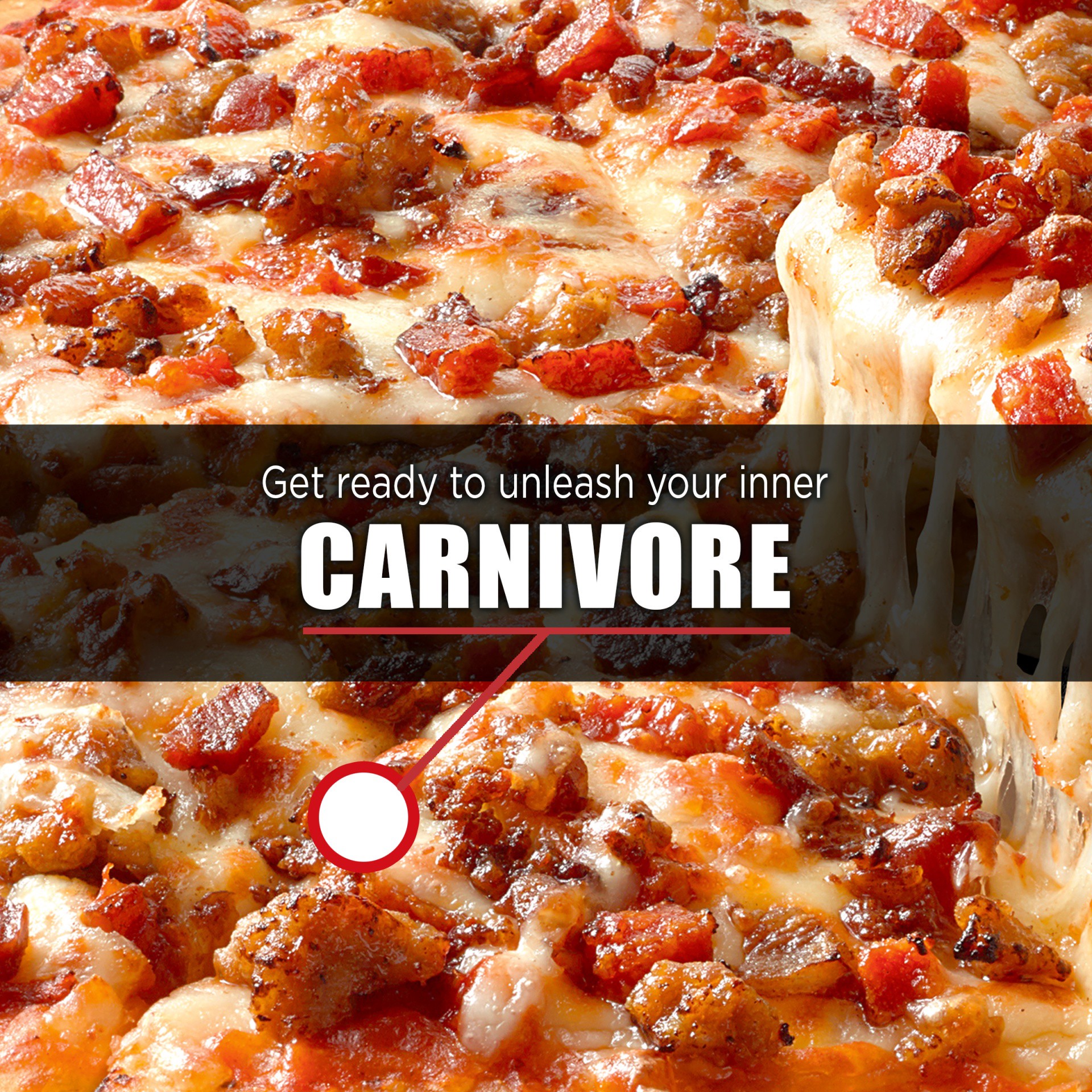 slide 4 of 12, DEVOUR The Creamy Garlic Supreme Frozen Pizza with Sausage, Pepperoni, Peppers & Parmesan Garlic Alfredo, 27.5 oz