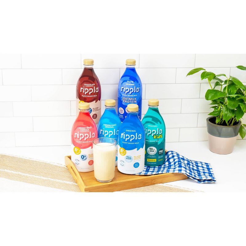 slide 4 of 4, Ripple Kids Plant Based Chocolate Milk - 48 fl oz, 48 fl oz