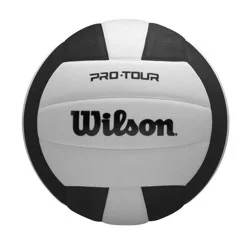 Wilson Pro Tour Volleyball - Blue/White: Size 5, Synthetic Leather, Butyl Bladder, Adult Sports Ball