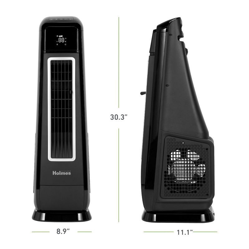 slide 7 of 8, Holmes 30" Extreme Breeze High Velocity Blower Oscillating Tower Fan, 1 ct