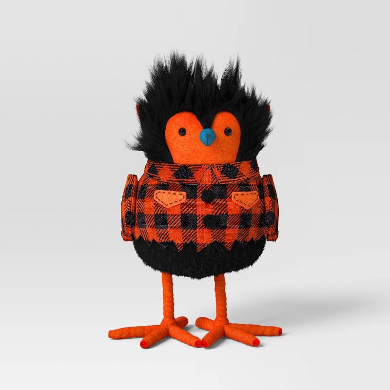 slide 1 of 3, Featherly Friends™ 'Moony' Werewolf Halloween Bird Figurine - Hyde and EEK! Boutique™, 1 ct