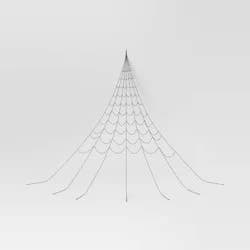 25' Mega Spiderweb Halloween Decorative Prop Black - Hyde and EEK! Boutique™