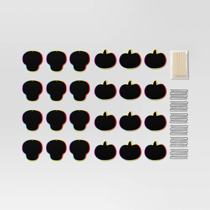 slide 1 of 3, 24ct Scratch Art Party Favors - Hyde and EEK! Boutique™, 24 ct