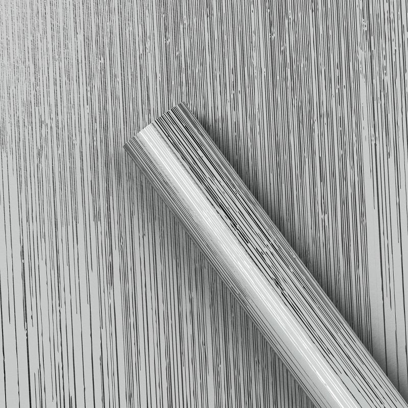 slide 1 of 3, 30" 25 sq ft Christmas Roll Wrap Dripping Silver on Gray - Wondershop™, 25 sq ft