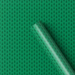 40" 220 sq ft Christmas Roll Wrap Green Trees on Green - Wondershop™