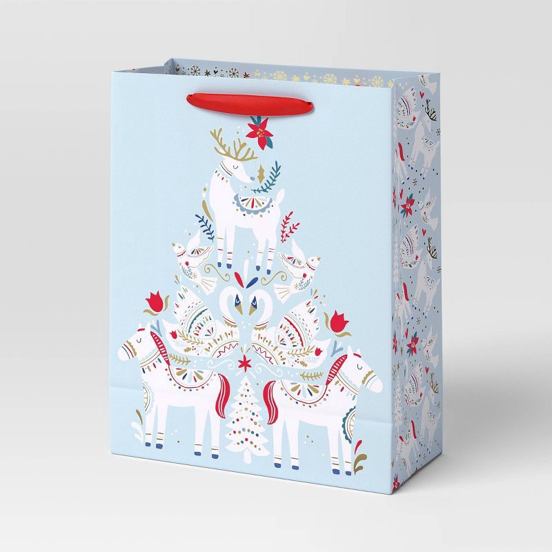 slide 1 of 3, Cozy Christmas XL Cub Scandinavian Horses - Wondershop™, 1 ct