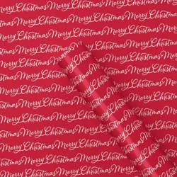 40" 220 sq ft Christmas Roll Wrap Merry Christmas on Red - Wondershop™