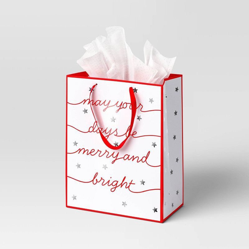 slide 2 of 3, Christmas Candy Cane Wishes XL Cub Merry and Bright - Wondershop™, 1 ct