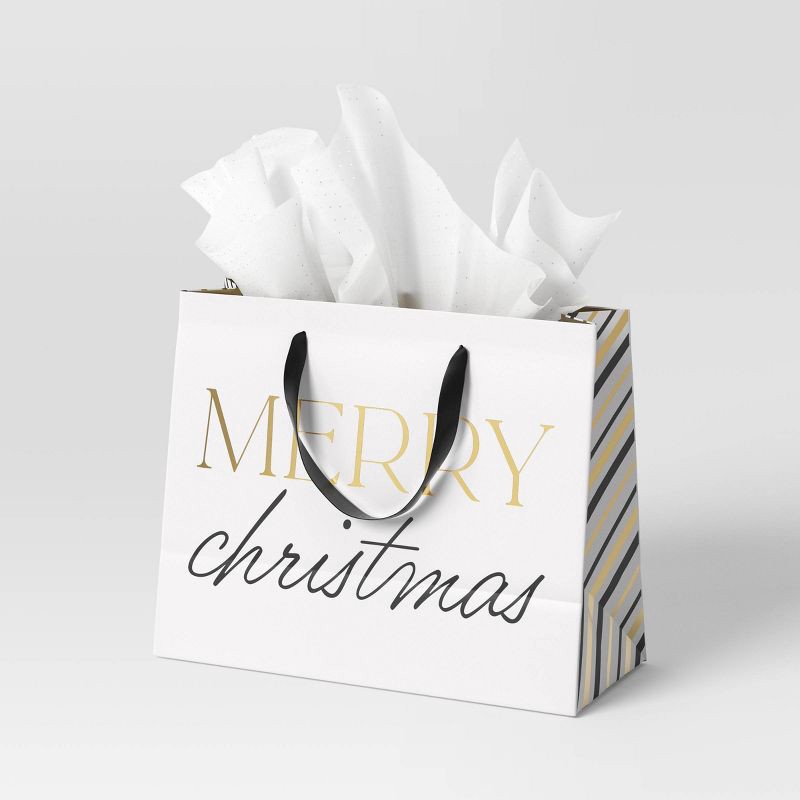 slide 2 of 3, Modern Warmth Large Merry Christmas - Wondershop™, 1 ct