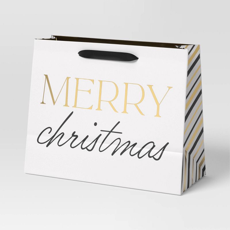 slide 1 of 3, Modern Warmth Large Merry Christmas - Wondershop™, 1 ct