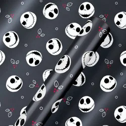 American Greetings 30" 25sq ft Christmas Roll Wrap Nightmare Before Christmas