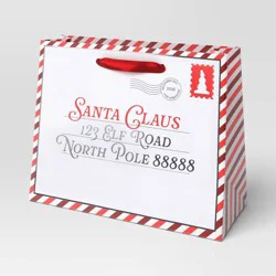 Christmas Candy Cane Wishes Vogue Santa Claus Letter - Wondershop™