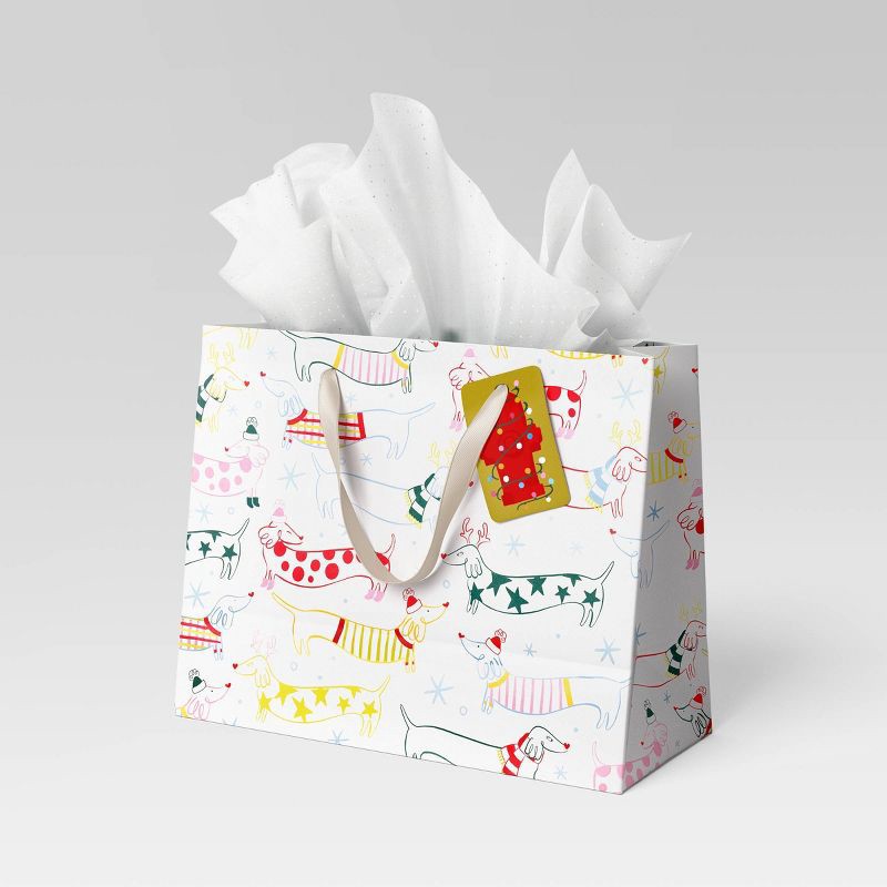 slide 2 of 3, Christmas Humble Cheer Large Dachshund Sweater - Wondershop™, 1 ct