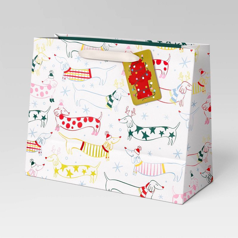 slide 1 of 3, Christmas Humble Cheer Large Dachshund Sweater - Wondershop™, 1 ct