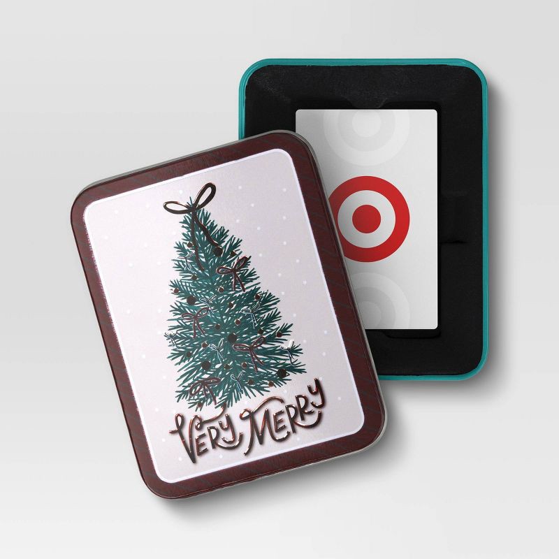 slide 3 of 3, Christmas Very Merry Gift Card Holder Tin - Wondershop™, 1 ct