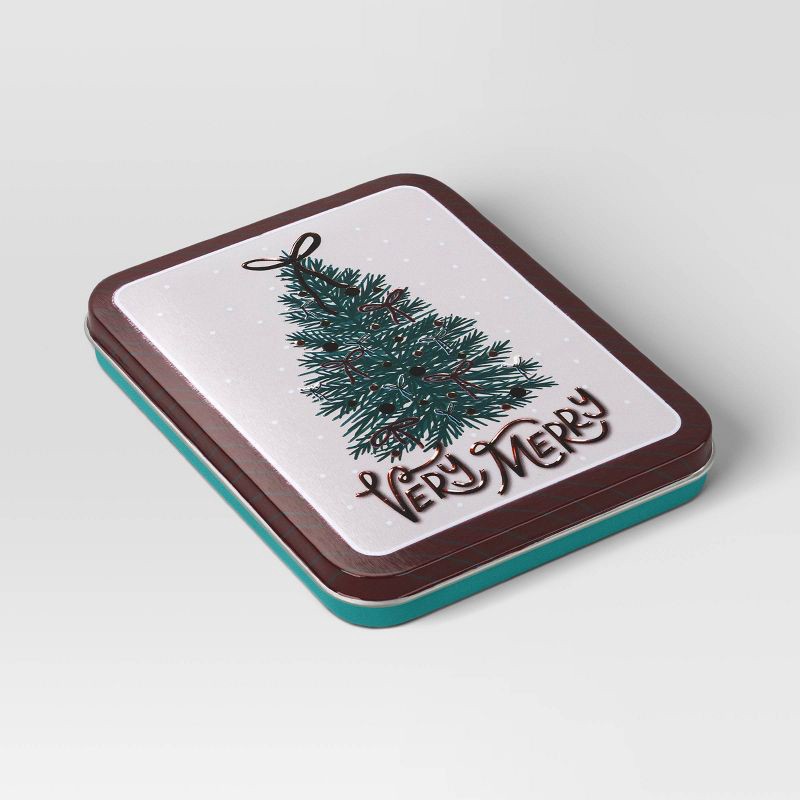 slide 1 of 3, Christmas Very Merry Gift Card Holder Tin - Wondershop™, 1 ct