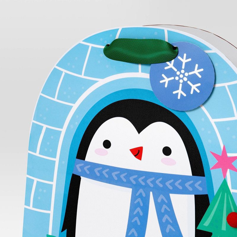 slide 3 of 3, Penguin Cub Christmas Gift Bag - Wondershop™, 1 ct