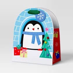 Penguin Cub Christmas Gift Bag - Wondershop™