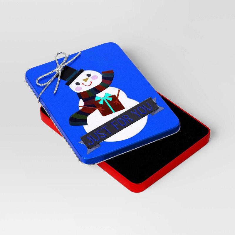 slide 2 of 3, Christmas Gift Card Holder Snowman Just For You - Wondershop™, 1 ct
