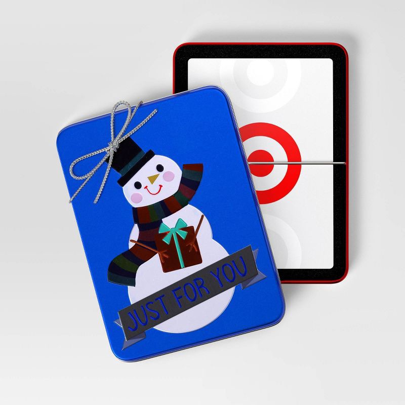 slide 3 of 3, Christmas Gift Card Holder Snowman Just For You - Wondershop™, 1 ct