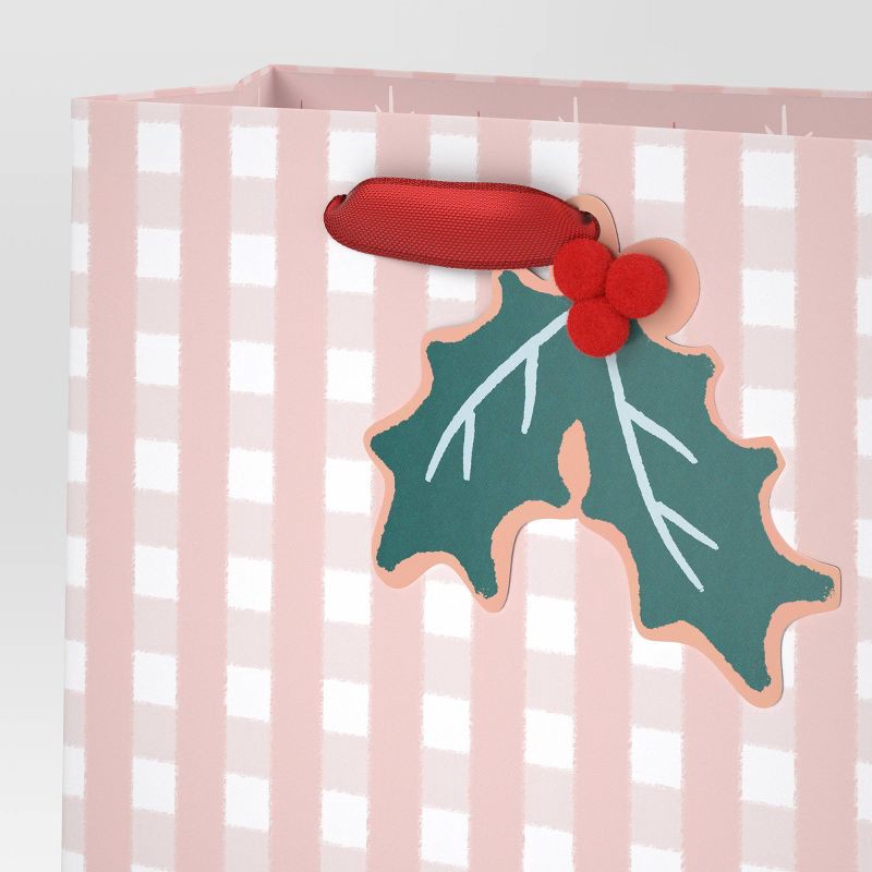 slide 3 of 3, Christmas Holiday Cheer Gift Bag Petite Plaid - Wondershop™, 1 ct