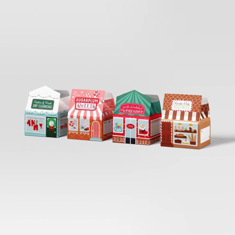 slide 4 of 6, 4ct Christmas Gift Boxes Holiday Shoppes - Wondershop™, 4 ct