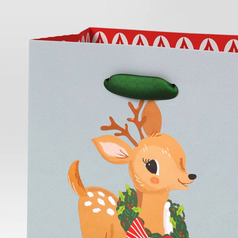 slide 3 of 3, Reindeer Petite Christmas Gift Bag - Wondershop™, 1 ct