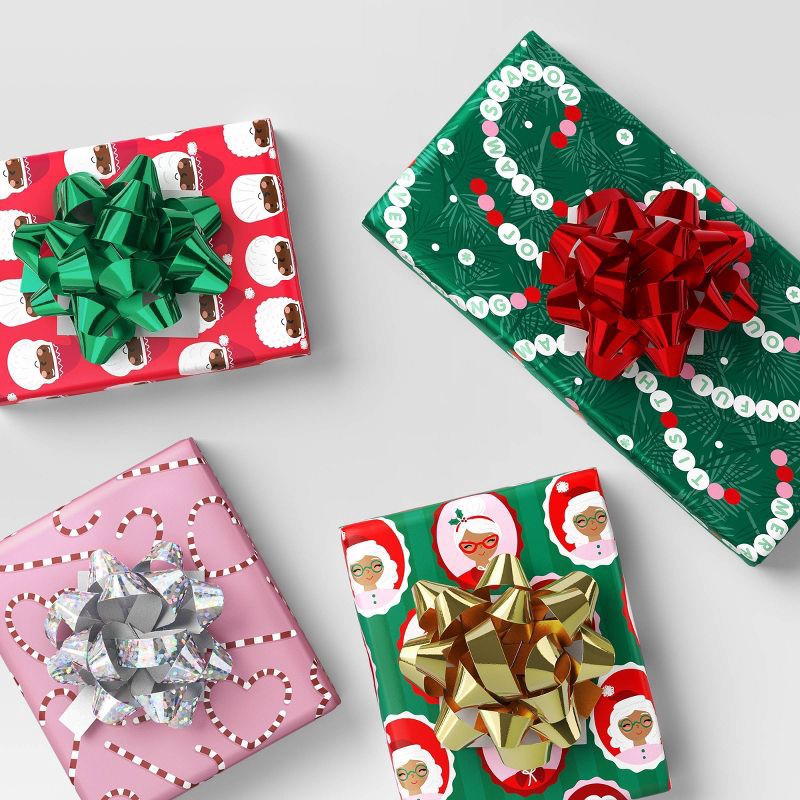 slide 2 of 3, 20ct Christmas Bow Bag Red/White/Green/Silver/Gold - Wondershop™, 20 ct