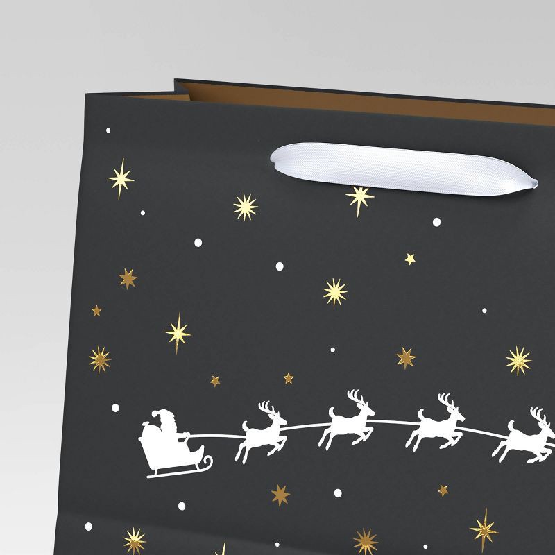 slide 3 of 3, Christmas Modern Warmth Large Santa Sleigh - Wondershop™, 1 ct