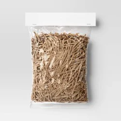 Christmas Shredded Paper Filler Brown Kraft - Wondershop™