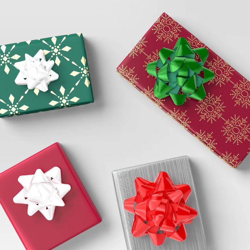 slide 2 of 3, 40ct Christmas Bow Bag Bright Colors - Wondershop™, 40 ct