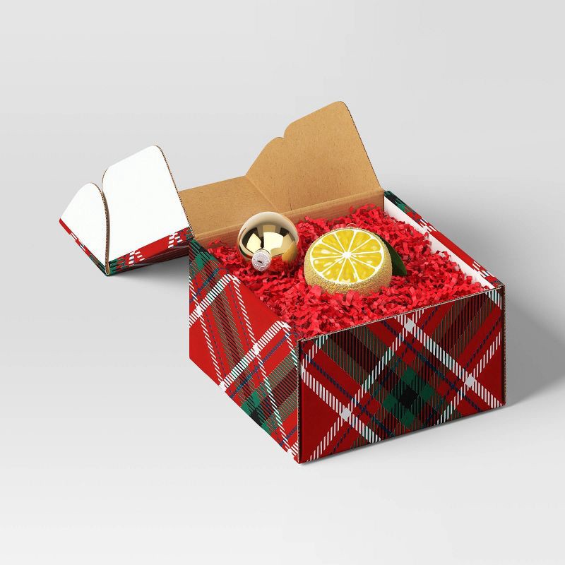 slide 2 of 3, Christmas Shredded Paper Filler Red - Wondershop™, 1 ct