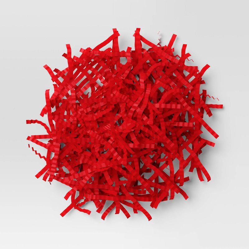 slide 3 of 3, Christmas Shredded Paper Filler Red - Wondershop™, 1 ct