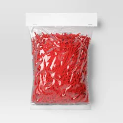 Christmas Shredded Paper Filler Red - Wondershop™