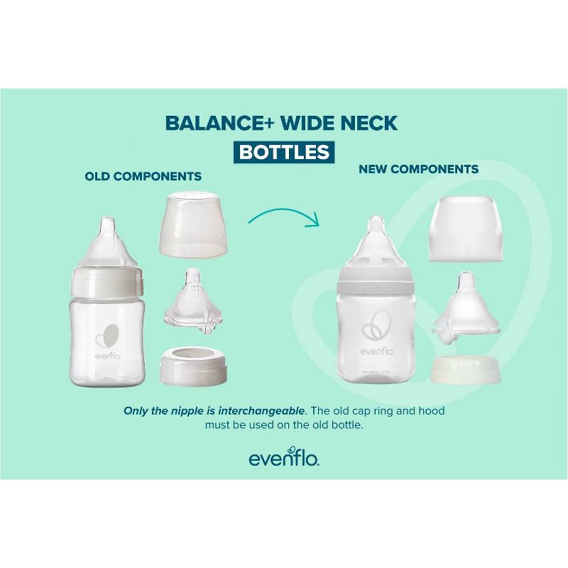 slide 3 of 4, Evenflo Balance Wide-Neck Anti-Colic Baby Bottles - 9oz/2pk, 2 ct; 9 oz