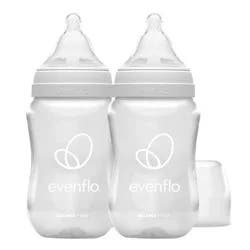 Evenflo Balance Wide-Neck Anti-Colic Baby Bottles - 9oz/2pk
