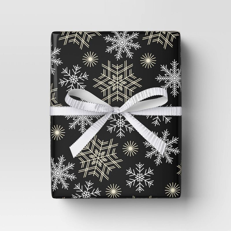 slide 2 of 3, 18' Christmas Fabric Ribbon Silver/White Shimmer - Wondershop™, 1 ct