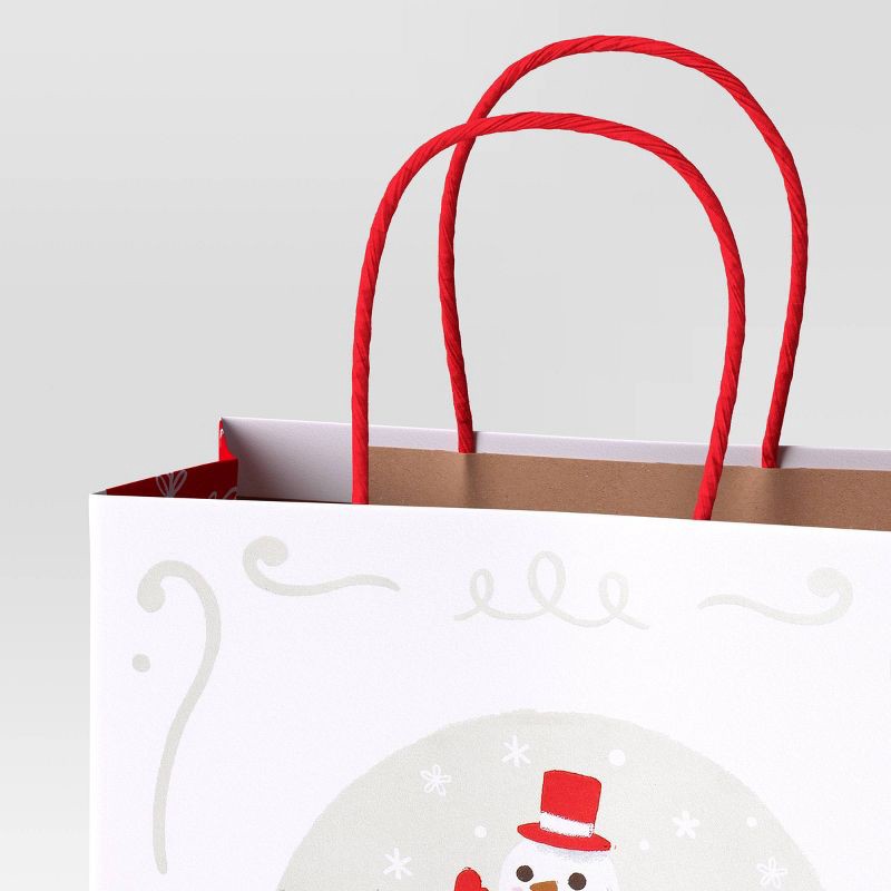 slide 4 of 5, 3ct Snowflakes and Candy Canes Large/Cub/Petite Christmas Gift Bags - Wondershop™, 3 ct