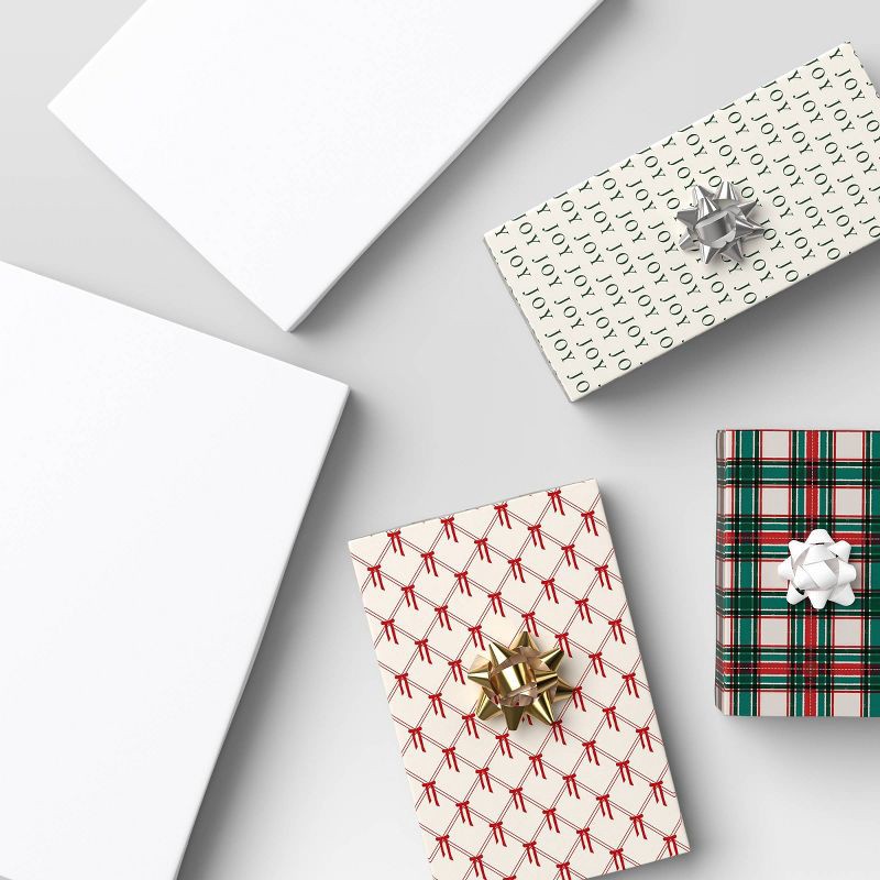 slide 2 of 3, 10pc White Assorted Christmas Gift Boxes - Wondershop™, 10 ct