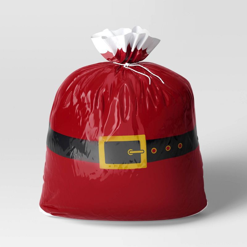 slide 1 of 3, 36"x 44" Santa Suit Christmas Gift Sack - Wondershop™, 1 ct