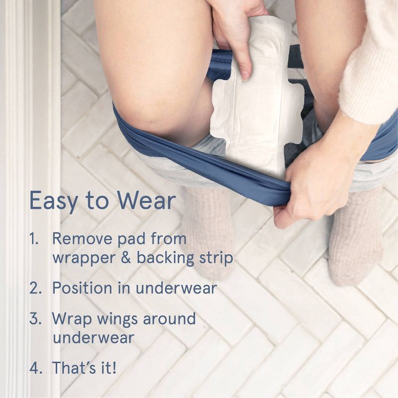 slide 7 of 9, LOLA Phase 2 Postpartum Pads - Heavy Absorbency - 20ct, 20 ct